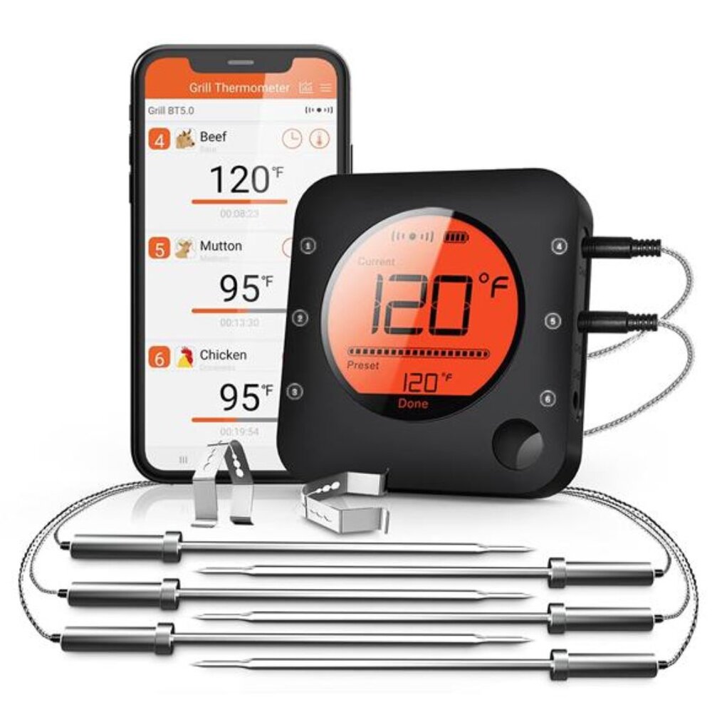 Bluetooth Meat Thermometer Wireless Meat Thermometer, Wireless Digital
